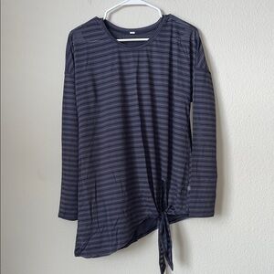 Lululemon Tie Your Practice Long Sleeve *Stripe